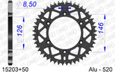 Corona AFAM 15203+50 in all. passo 520 SUZUKI RM 125 1997  -2011